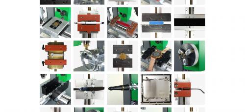 M20: Personalisation machine, range of jigs