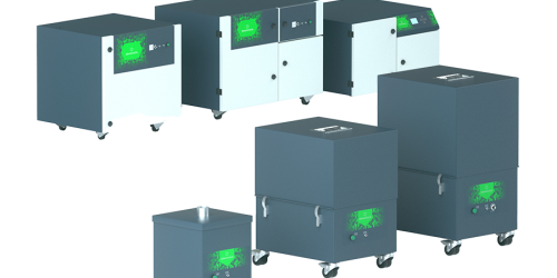 Laser exhaust system range