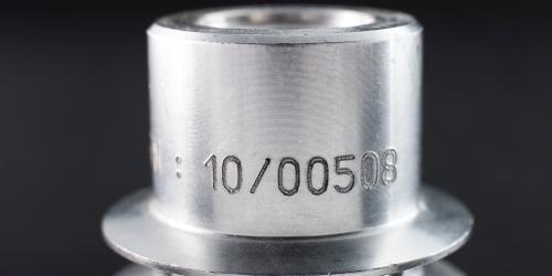 Metal identification and traceability - dot peen engraving