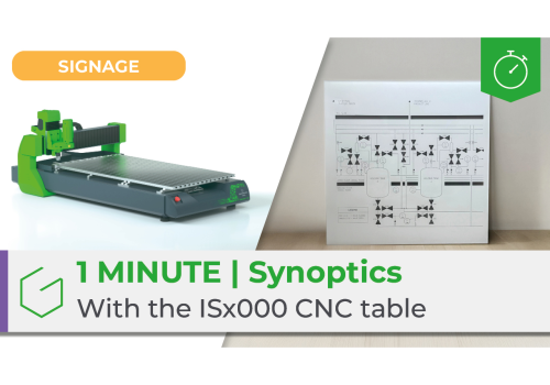 ⏱️ 1 Minute | Synoptics milling with the ISx000 CNC engraving machine