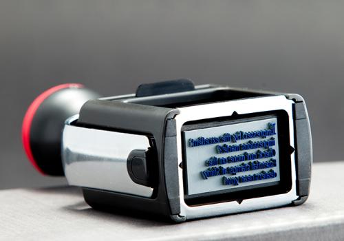 Ink stamp customised